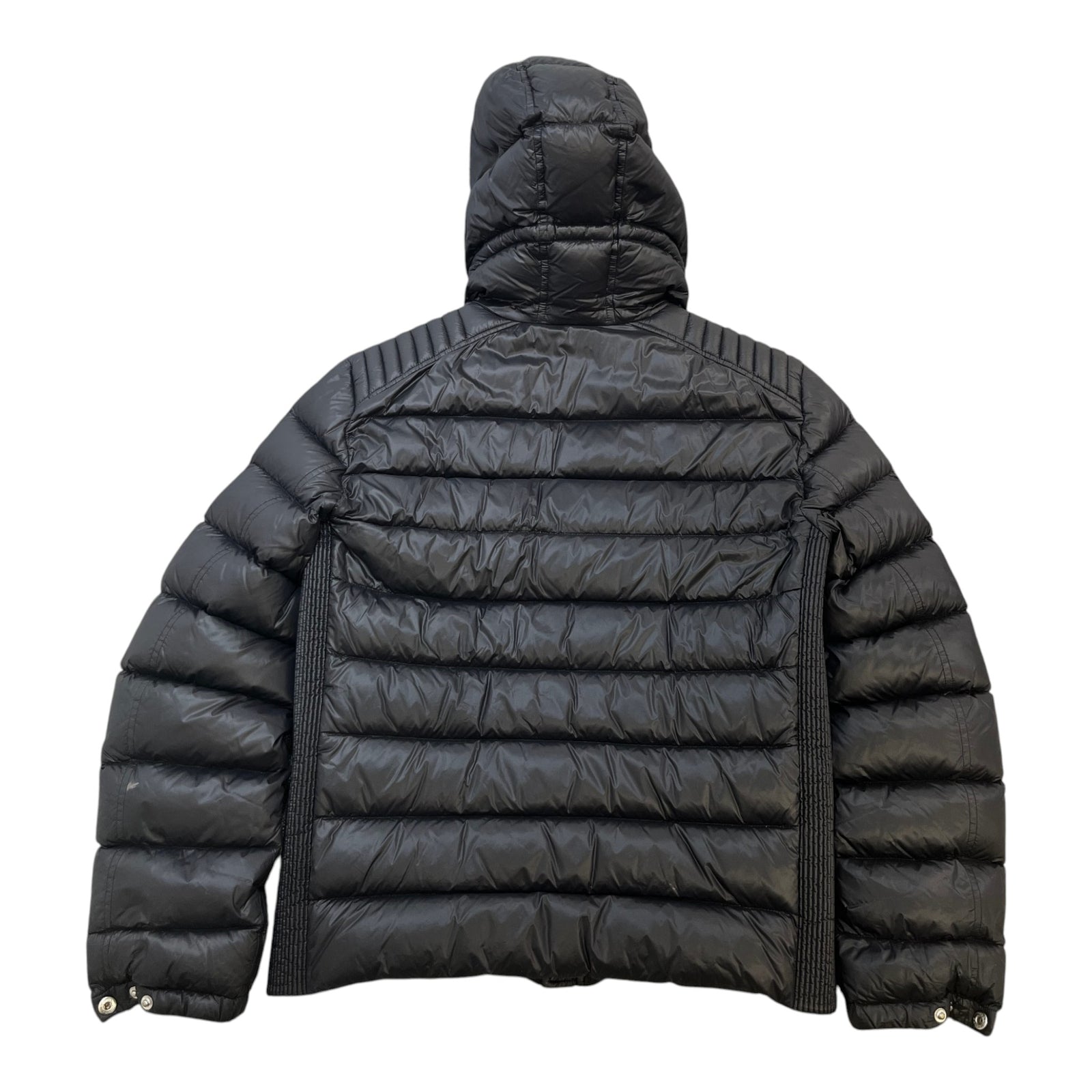 Men's Plaque Logo Down Jacket Black Size M - Photo 2