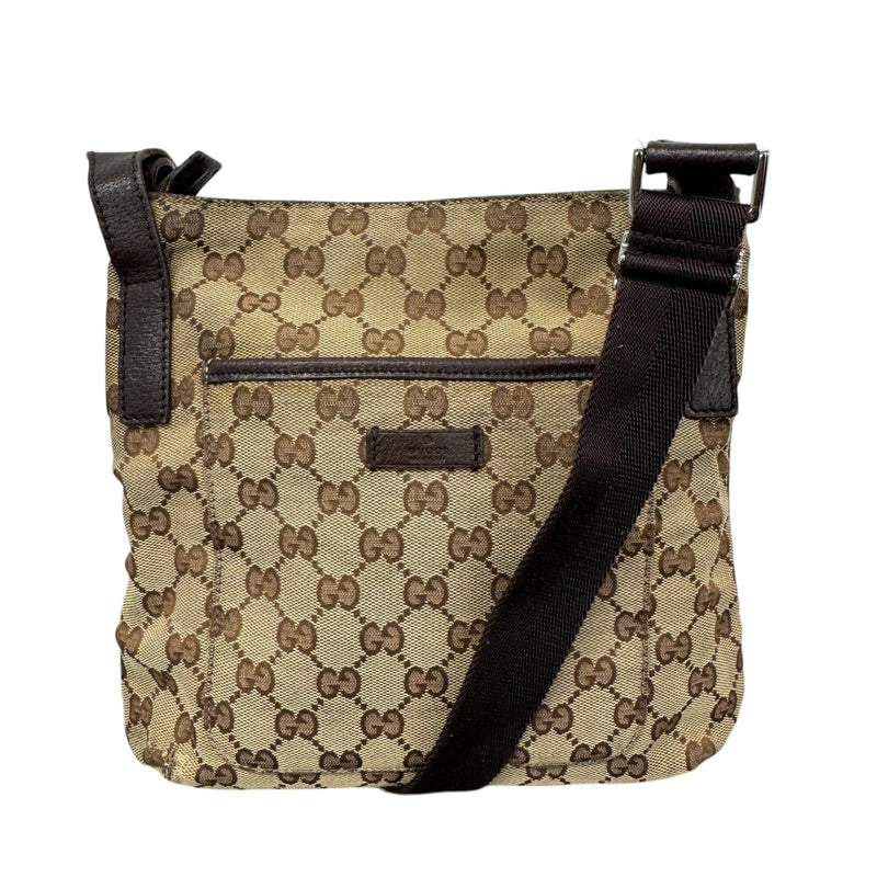 Men's Gg Supreme Messenger Bag Beige