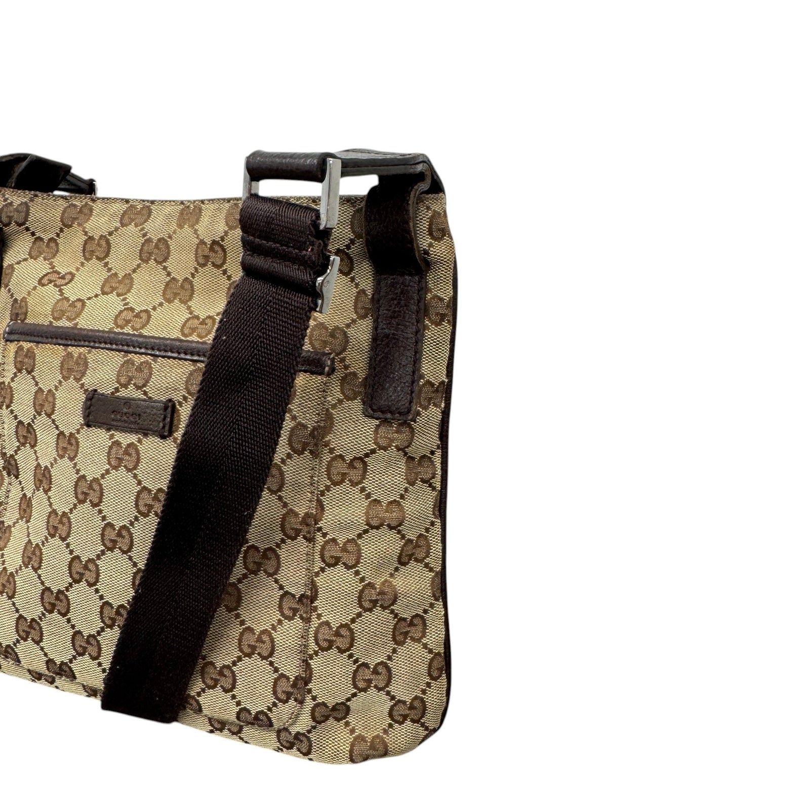 Men's Gg Supreme Messenger Bag Beige - Photo 4