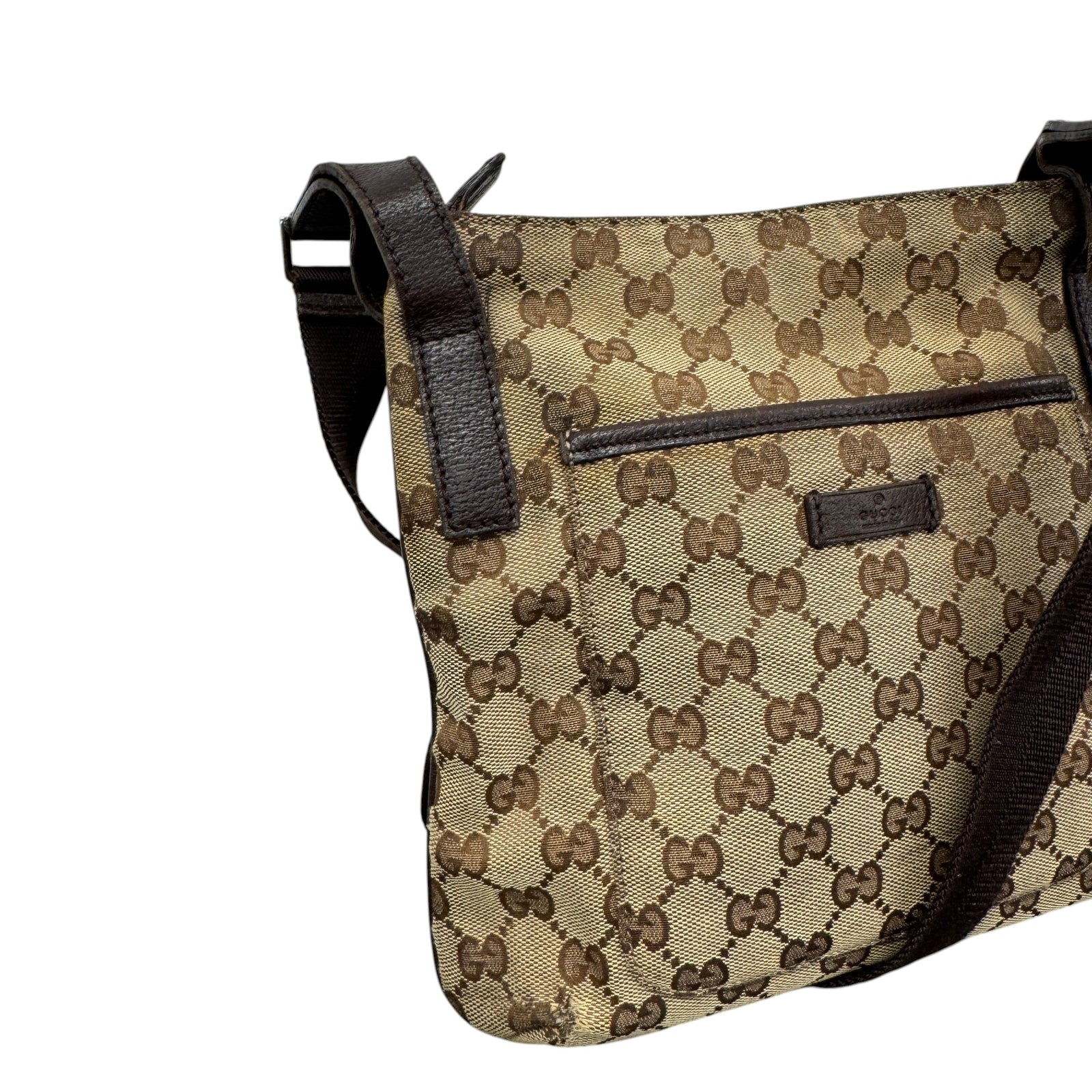 Men's Gg Supreme Messenger Bag Beige - Photo 5