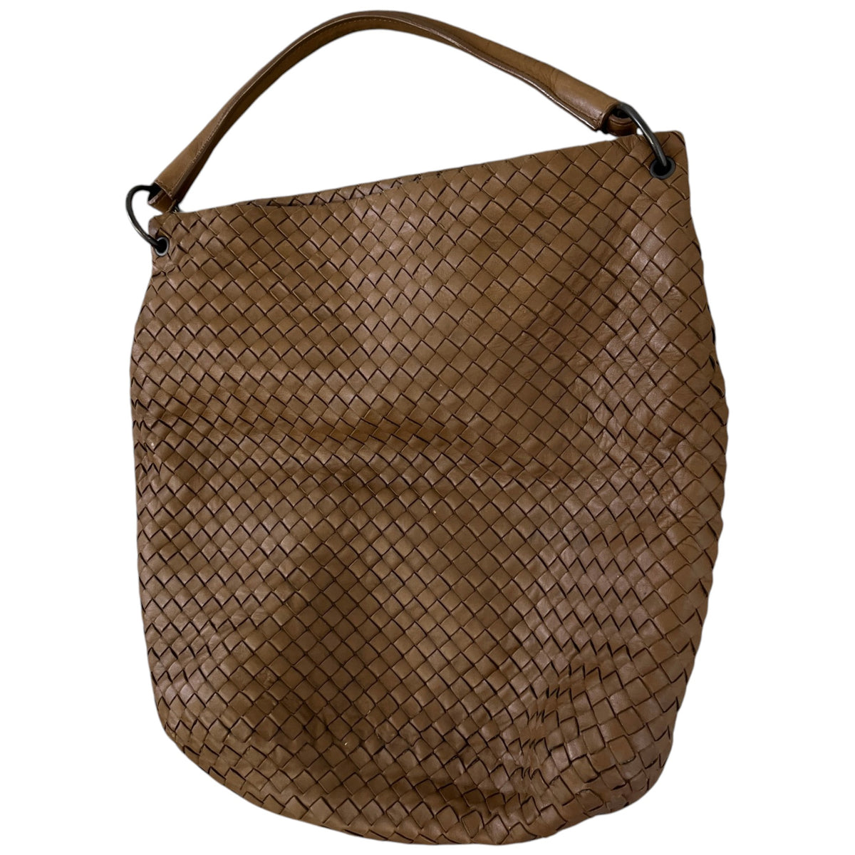 Women's Intrecciato Handbag Brown - Photo 5