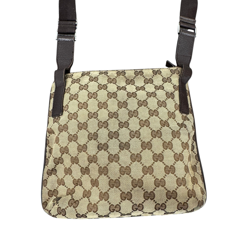 Men's Gg Supreme Messenger Bag Beige