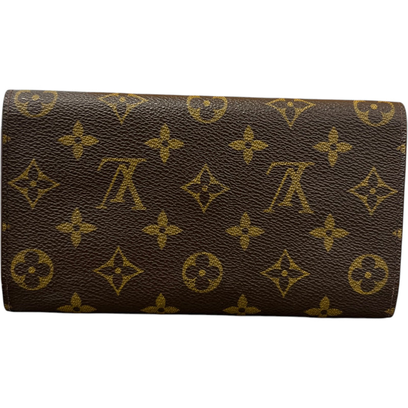 Women's Monogram Sarah Wallet Brown