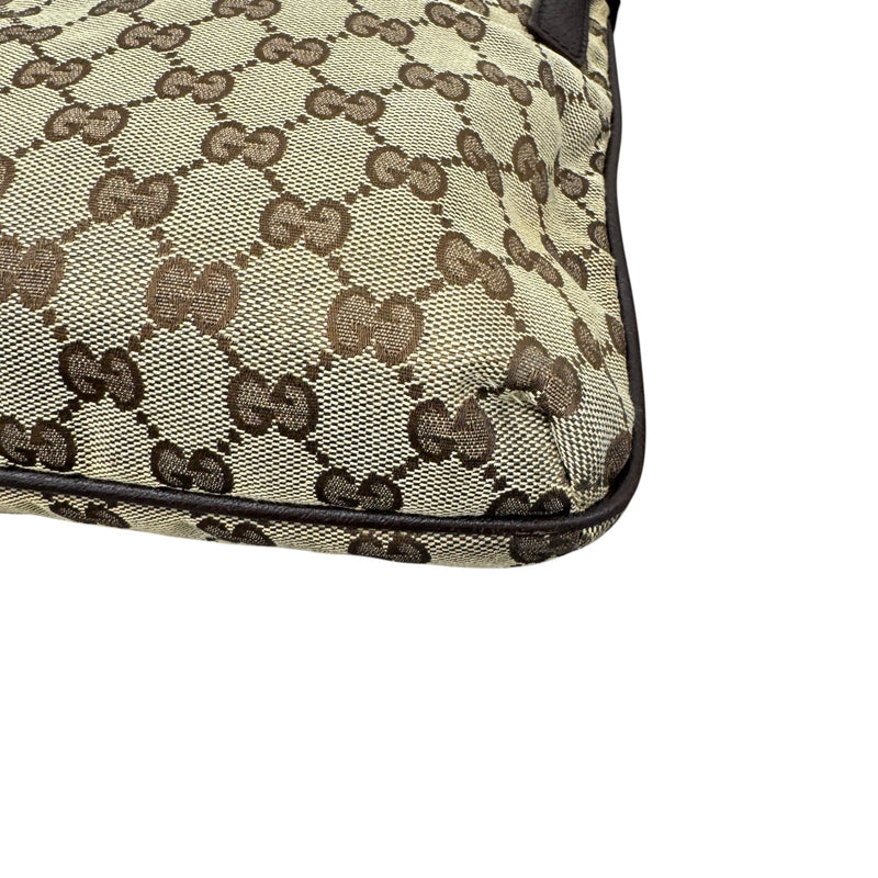 Men's Gg Supreme Messenger Bag Beige