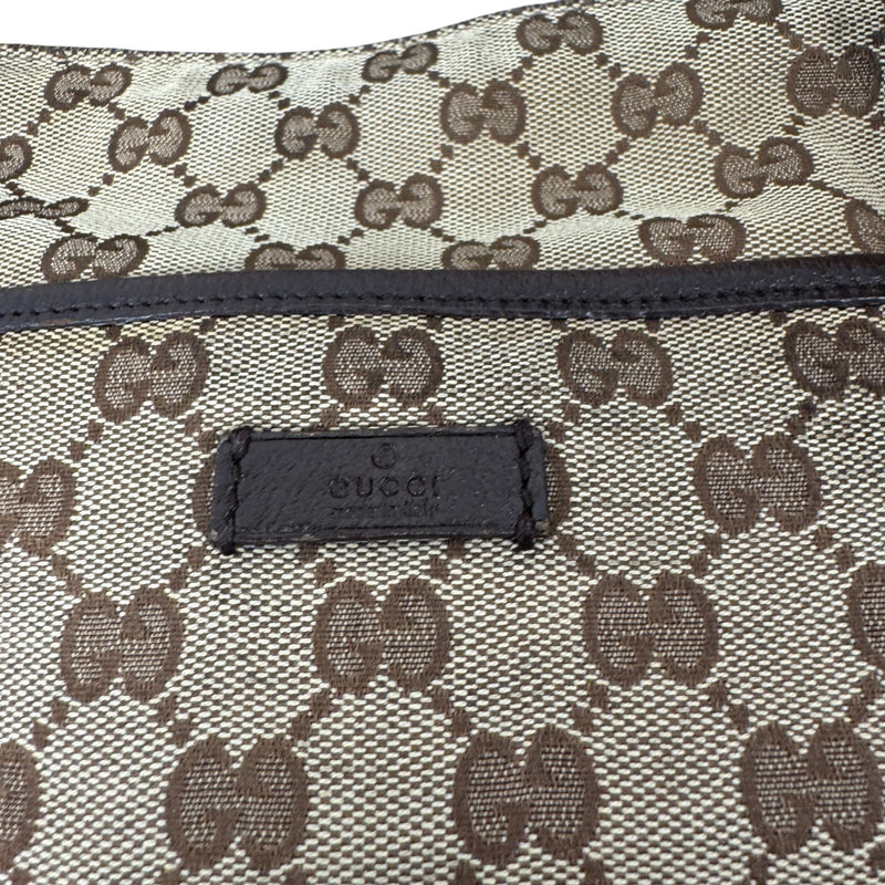 Men's Gg Supreme Messenger Bag Beige