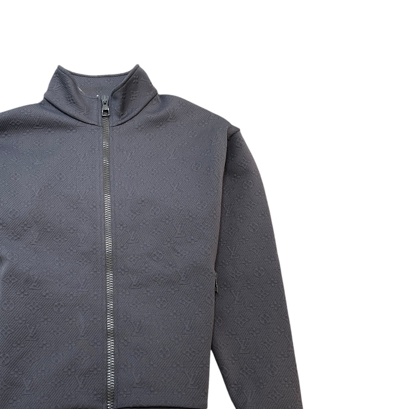Men's Monogram French Track Jacket Grey Size M