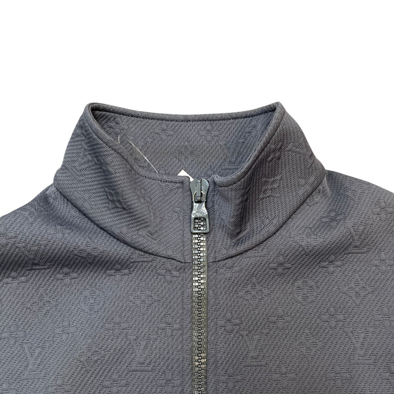 Men's Monogram French Track Jacket Grey Size M