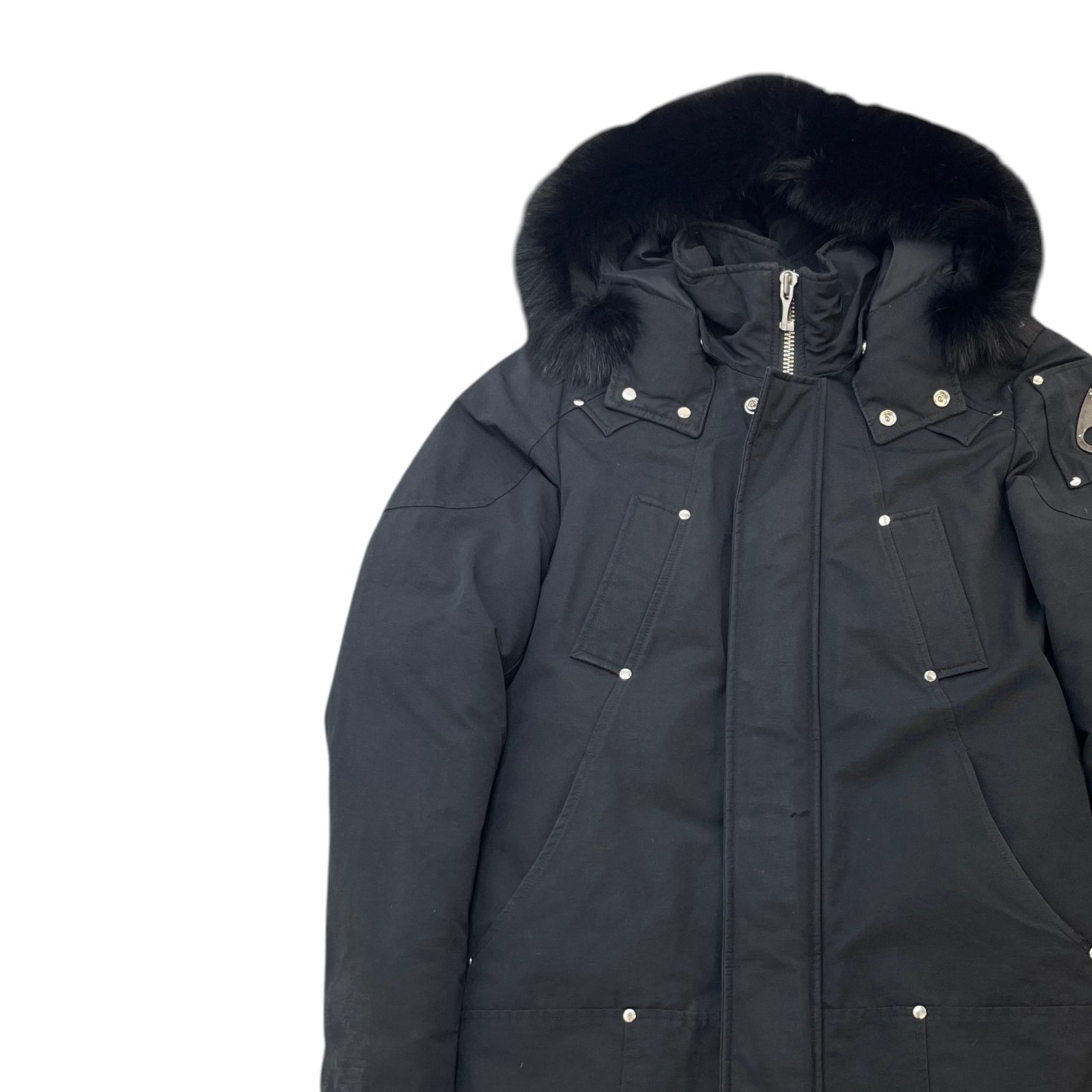 Men's 3Q Down Jacket Black Size S - Photo 4