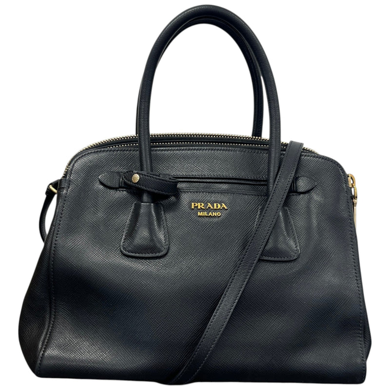 Women's Double Medium Handbag Black