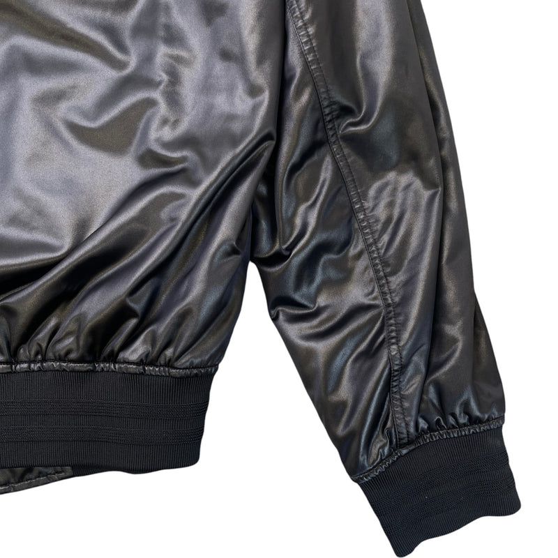 Men's X Stussy Embroidered Bomber Jacket Black Size IT 54 / XXL