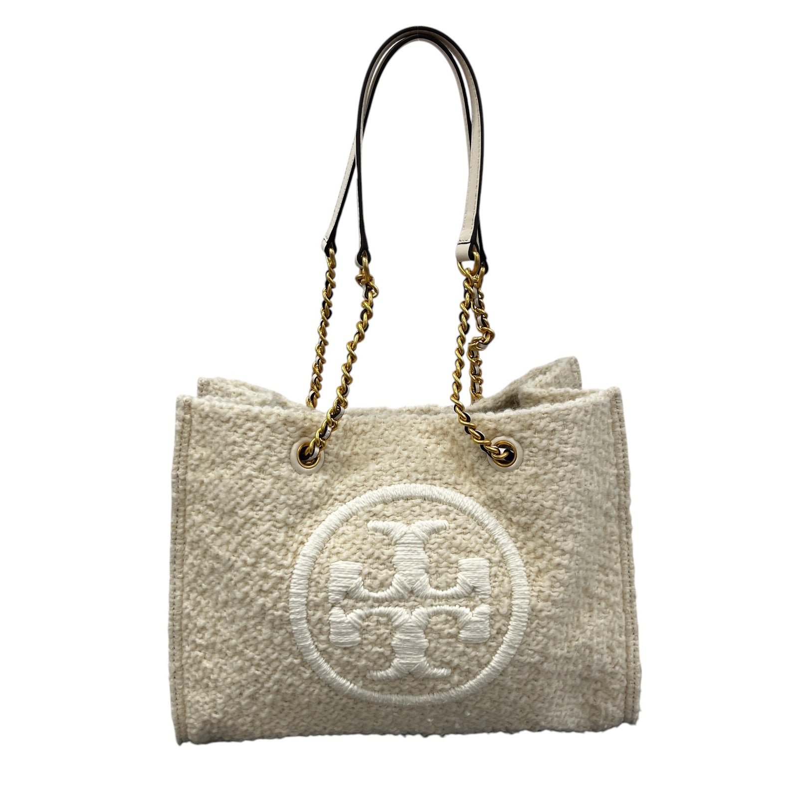 Women's Ella Bouclé Tote Bag Cream - Photo 1