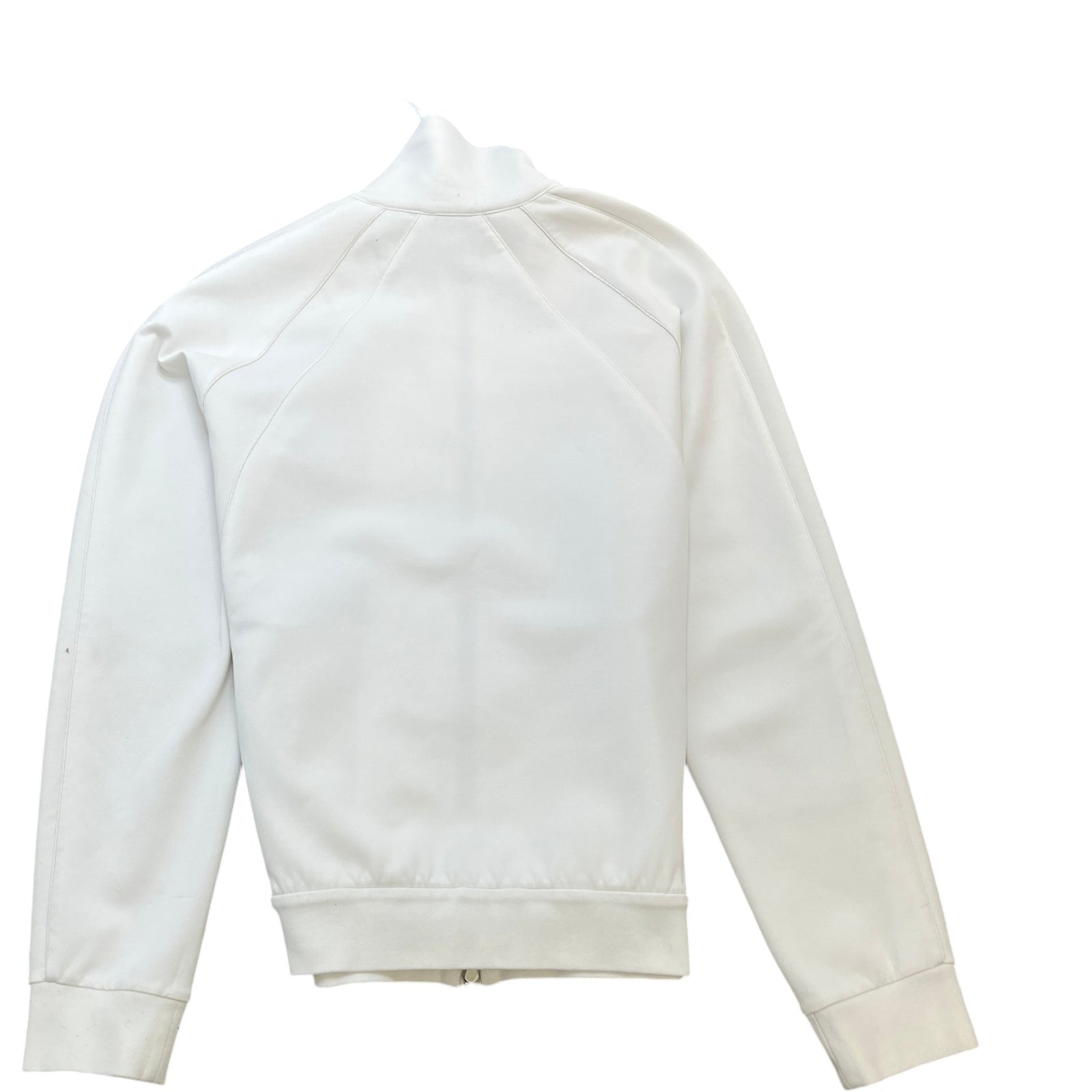 Men's Embroidered Logo Track Jacket White Size XL - Photo 2