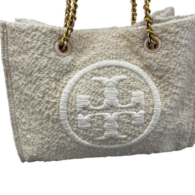Women's Ella Bouclé Tote Bag Cream
