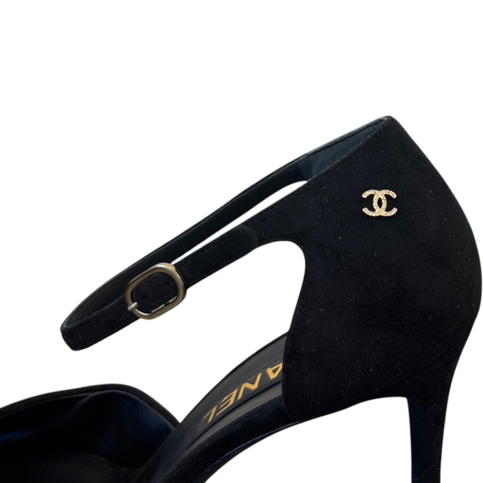 Women's Cc Logo Heels Black Size EU 40 / UK 7 - Photo 11