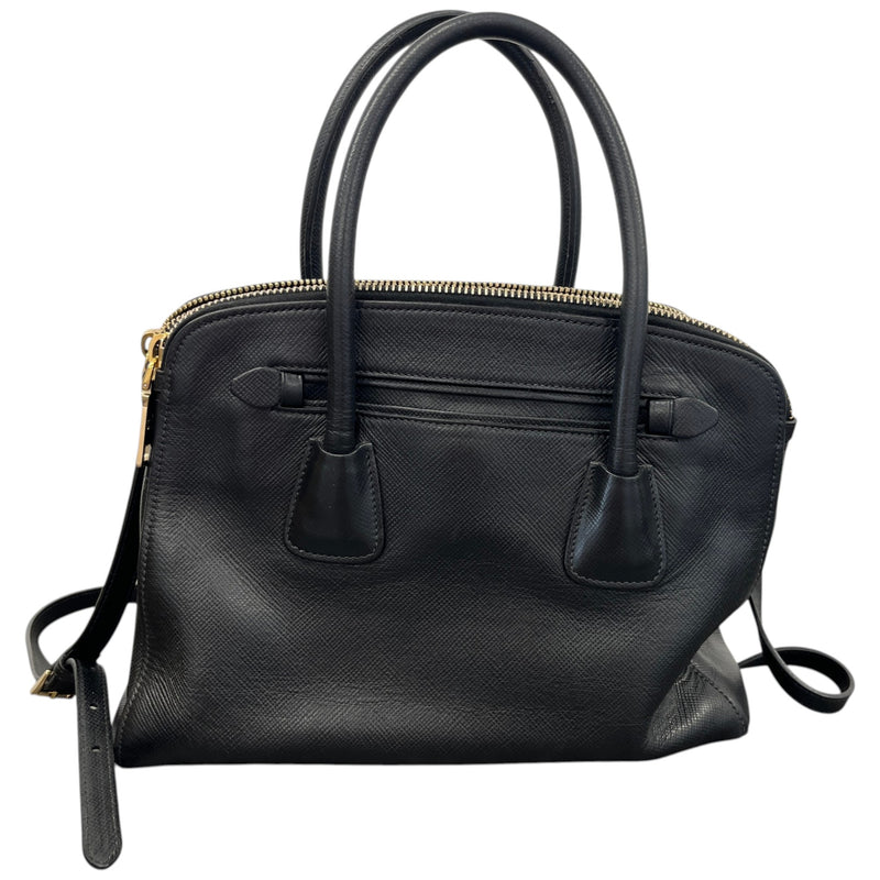 Women's Double Medium Handbag Black