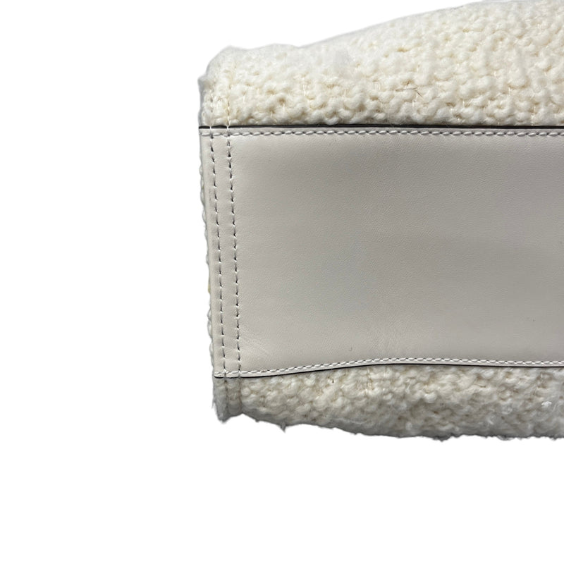Women's Ella Bouclé Tote Bag Cream