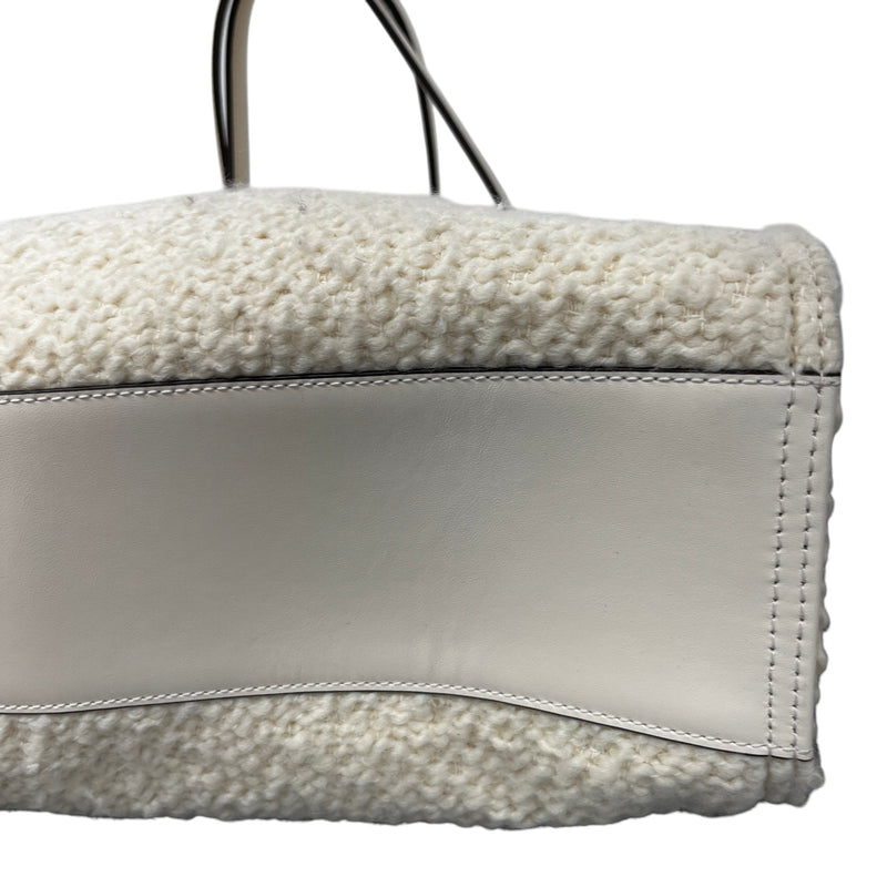 Women's Ella Bouclé Tote Bag Cream