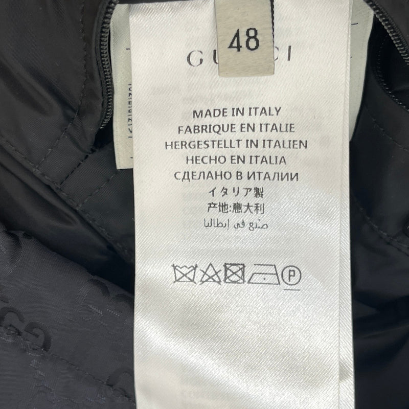 Men's GG Monogram Stripe Tape Jacket Black Size M