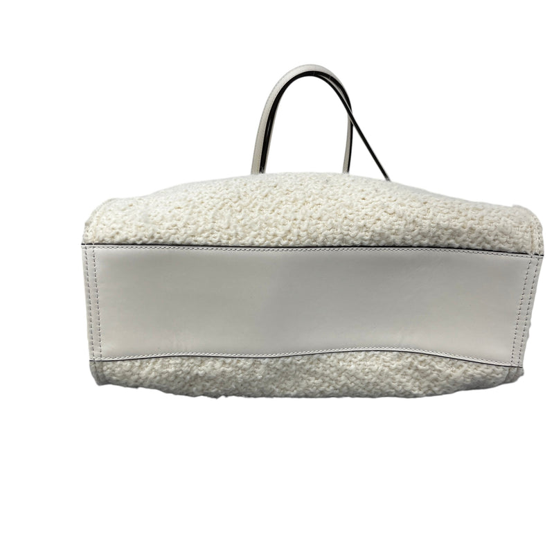 Women's Ella Bouclé Tote Bag Cream