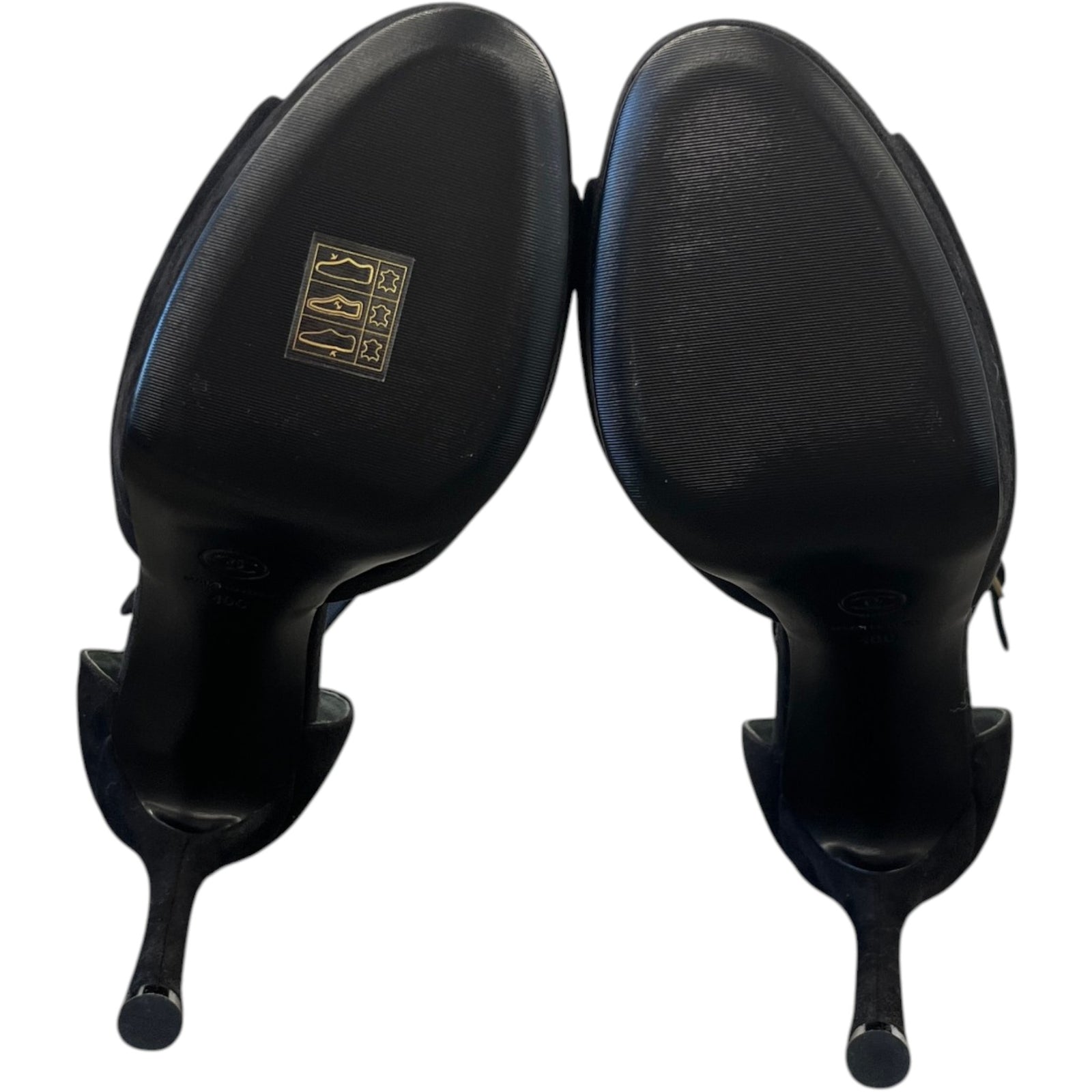 Women's Cc Logo Heels Black Size EU 40 / UK 7 - Photo 10