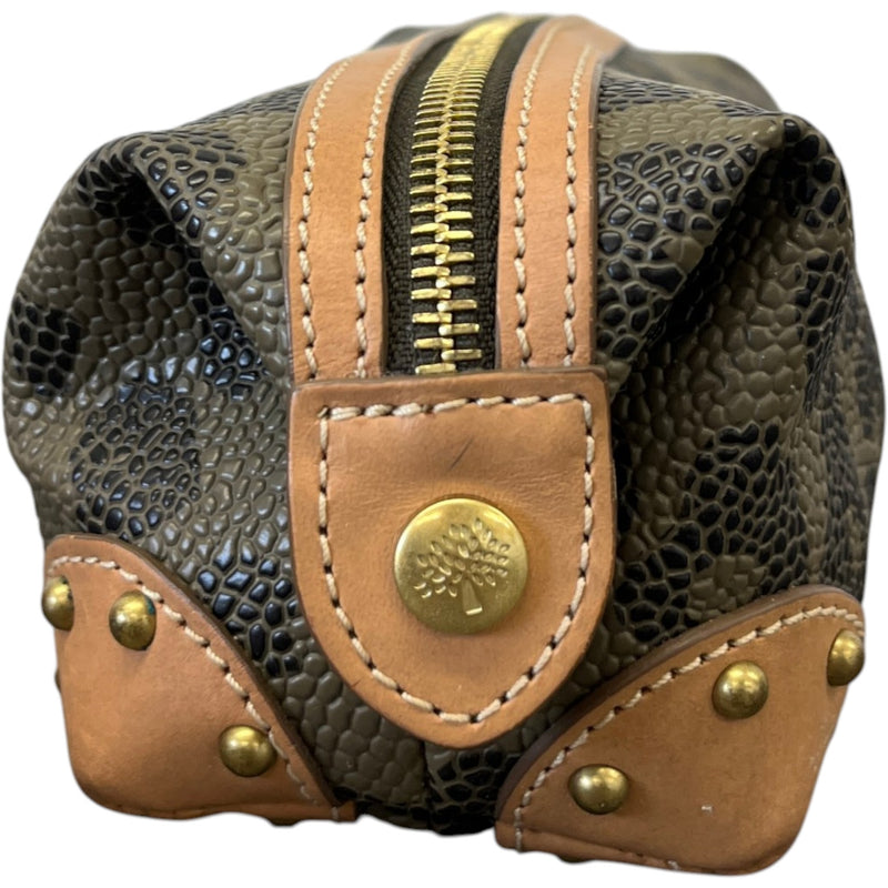 Women's Leopard Makeup/Pencil Case Pouch Brown