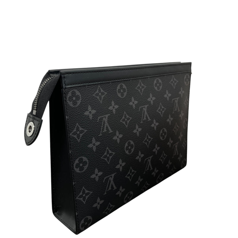 Men's Monogram Eclipse Pochette Voyage Mm Pouch Grey