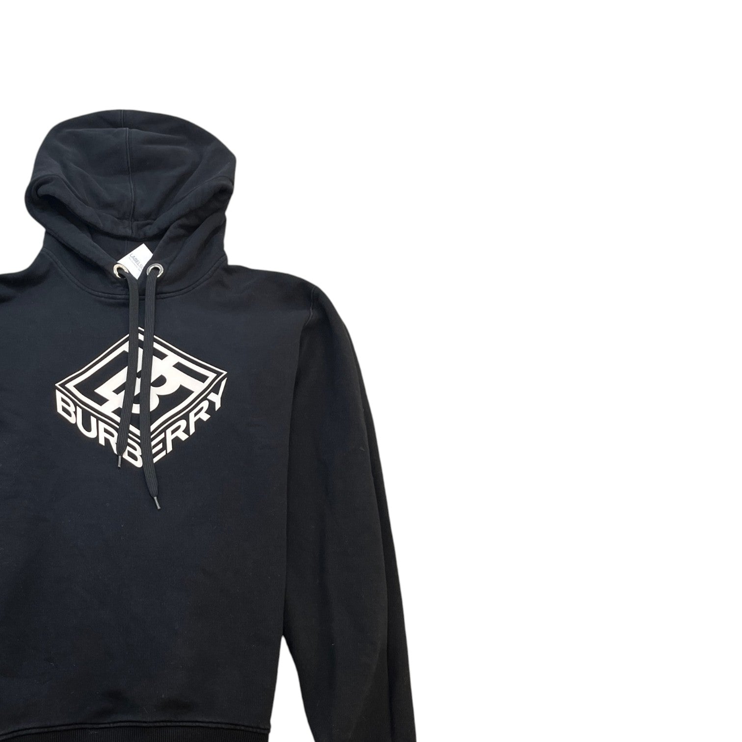 Men's Tb Logo Print Hoodie Black Size S - Photo 3