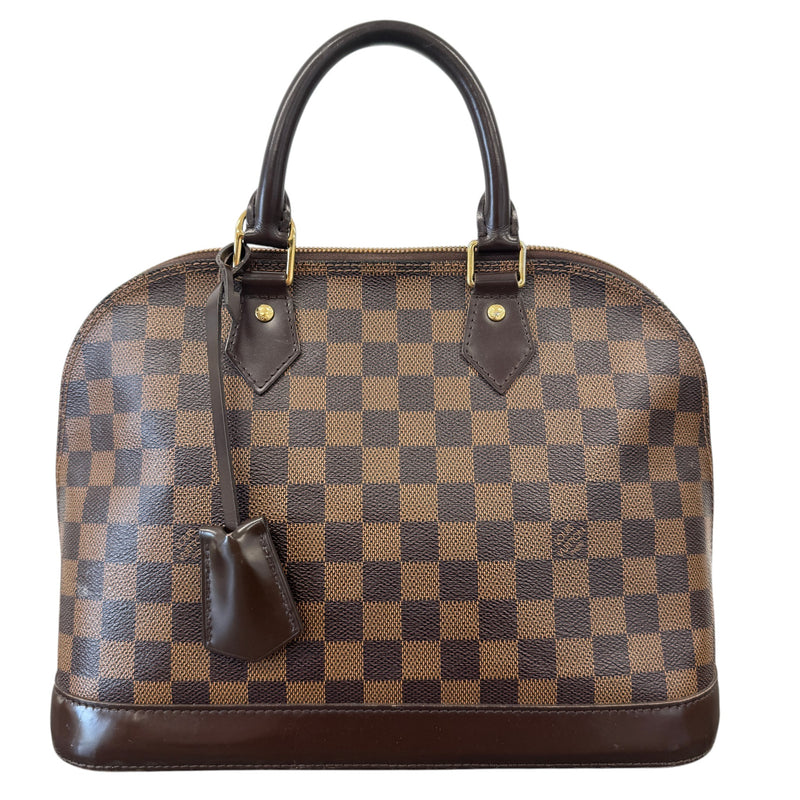 Women's Damier Ebene Alma Pm Bag Brown