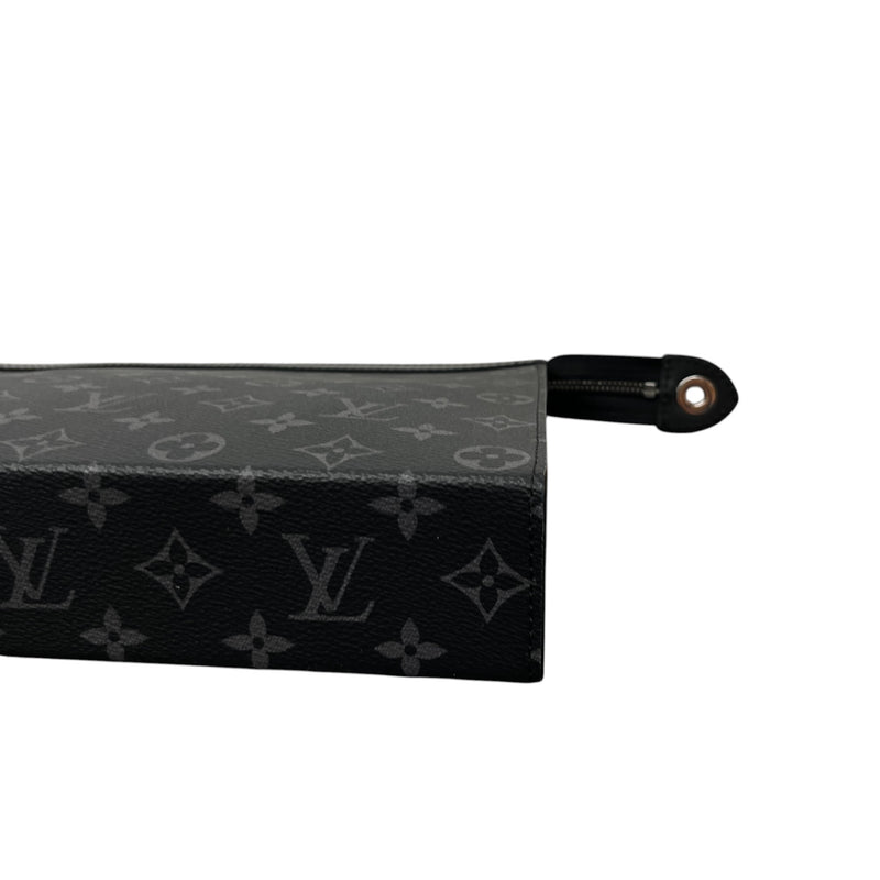 Men's Monogram Eclipse Pochette Voyage Mm Pouch Grey