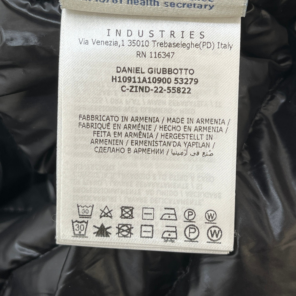 Men's Daniel Down Jacket Black Size 5 / XXL - Photo 6