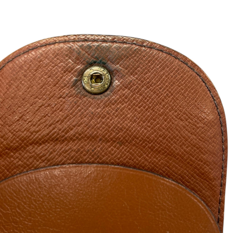 Women's Monogram Coin Purse Brown