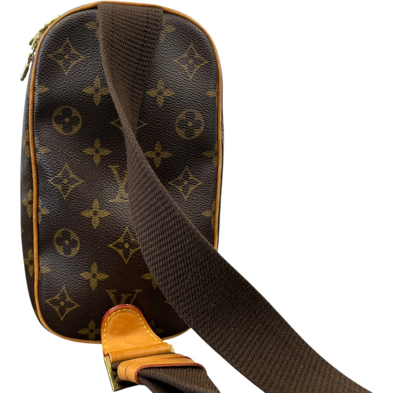 Men's Monogram Pochette Gange Messenger Bag Brown
