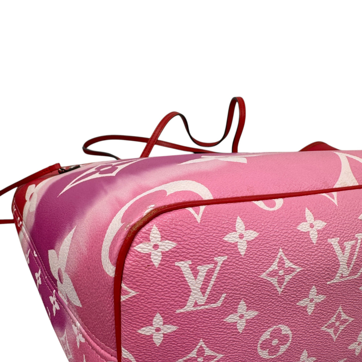 Women's Monogram Escale Neverfull MM Handbag Red - Photo 13