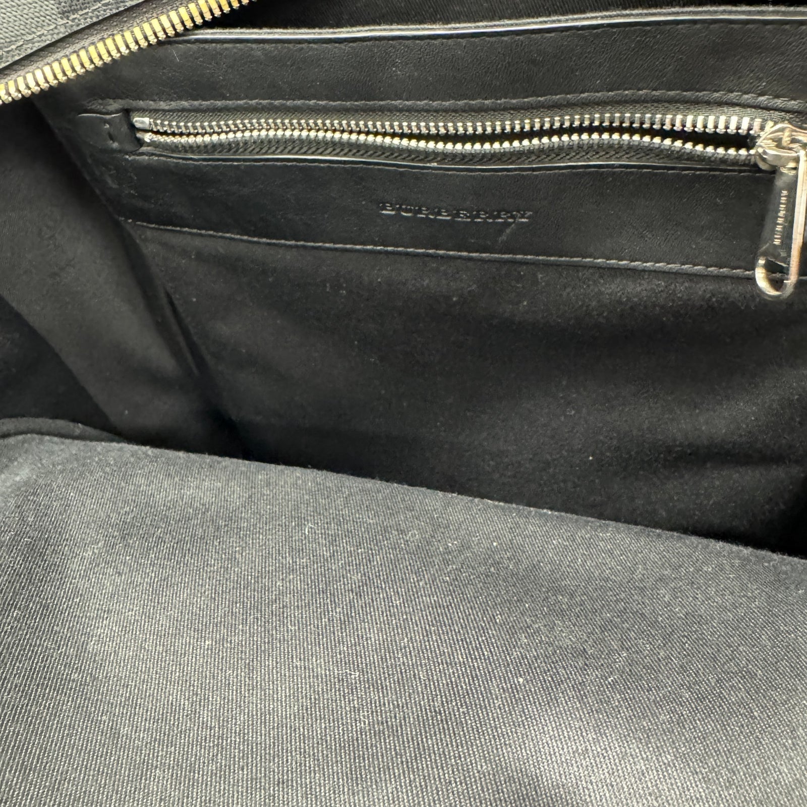 Men's City Check Zip Backpack Black - Photo 14