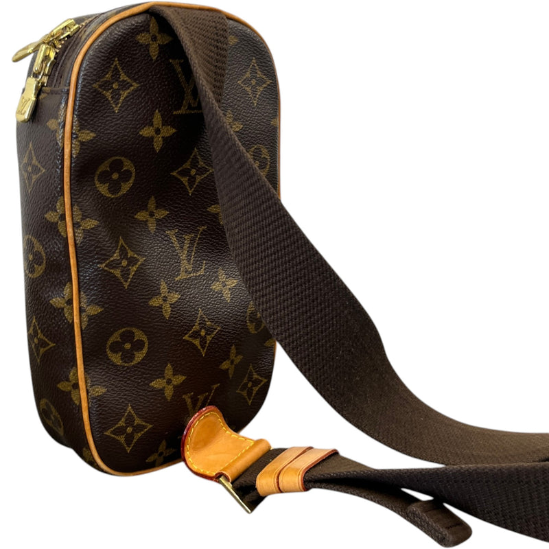 Men's Monogram Pochette Gange Messenger Bag Brown