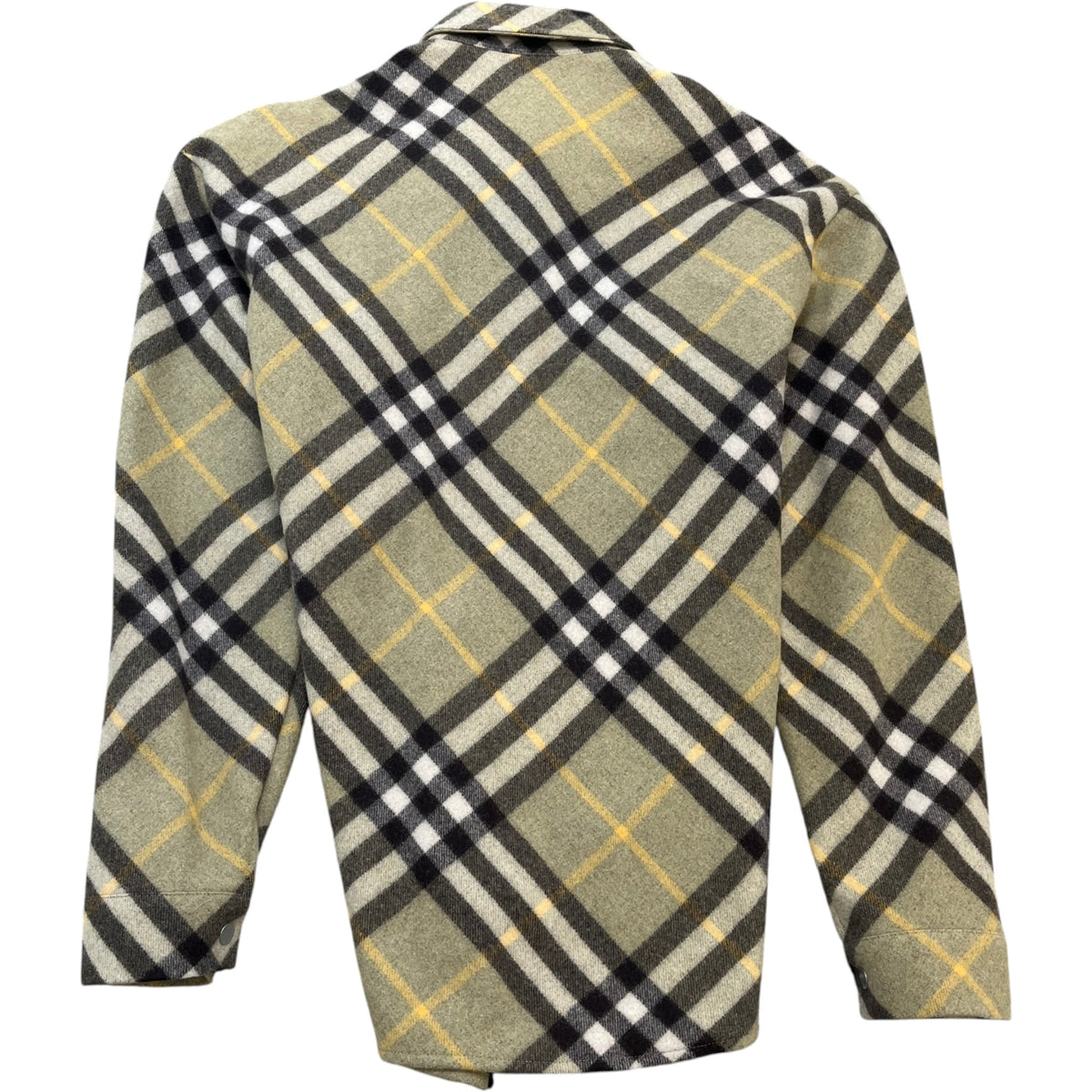 Men's Checkered OverShirt Green Size M - Photo 2