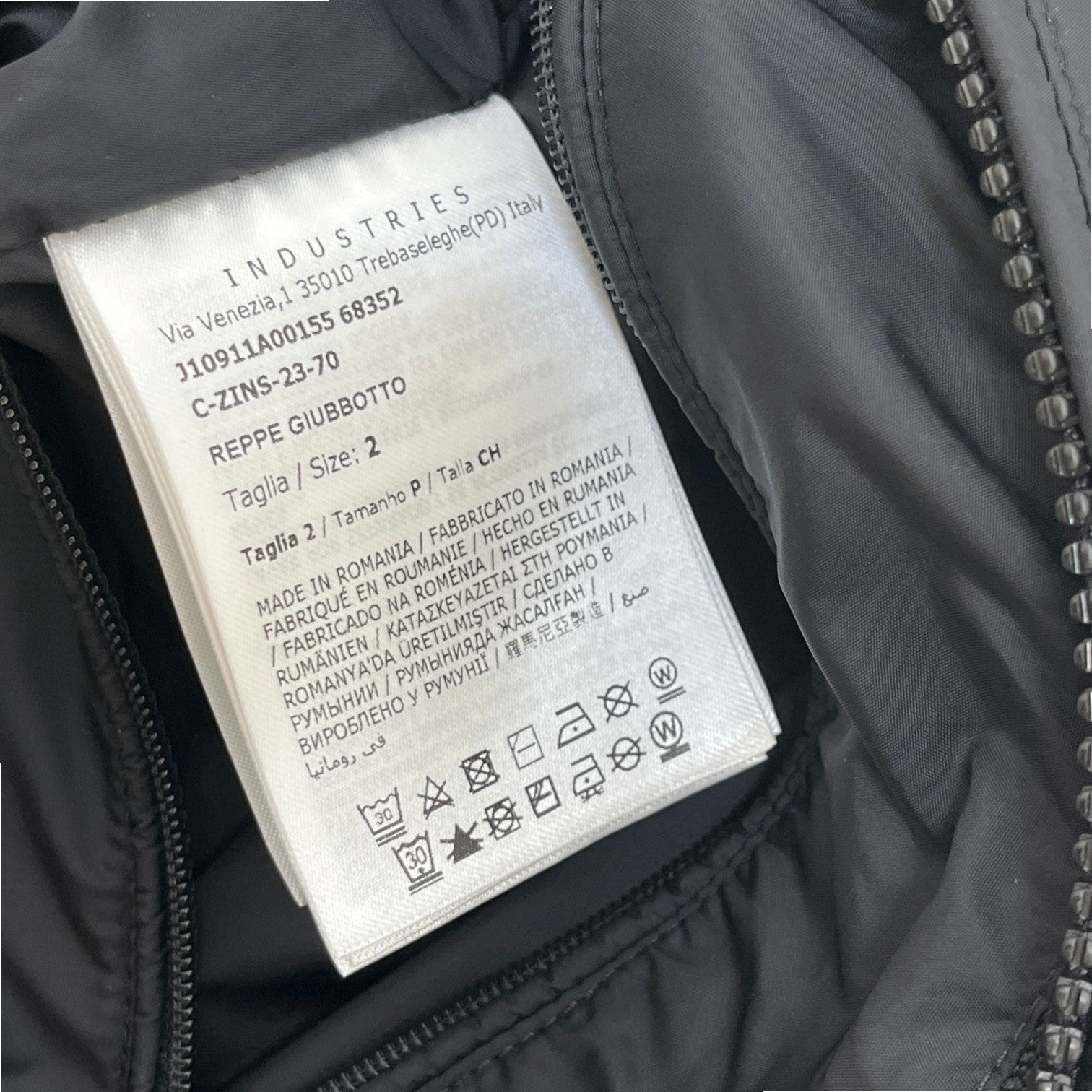 Men's Reppe Windbreaker Black Size 2 / M - Photo 8