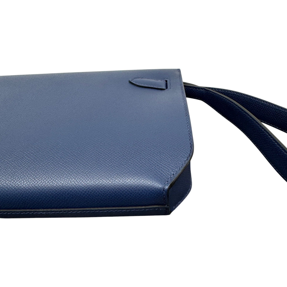 Men's Kelly Depeches 25 Bleu Nuit Epsom Palladium Pouch Navy - Photo 7