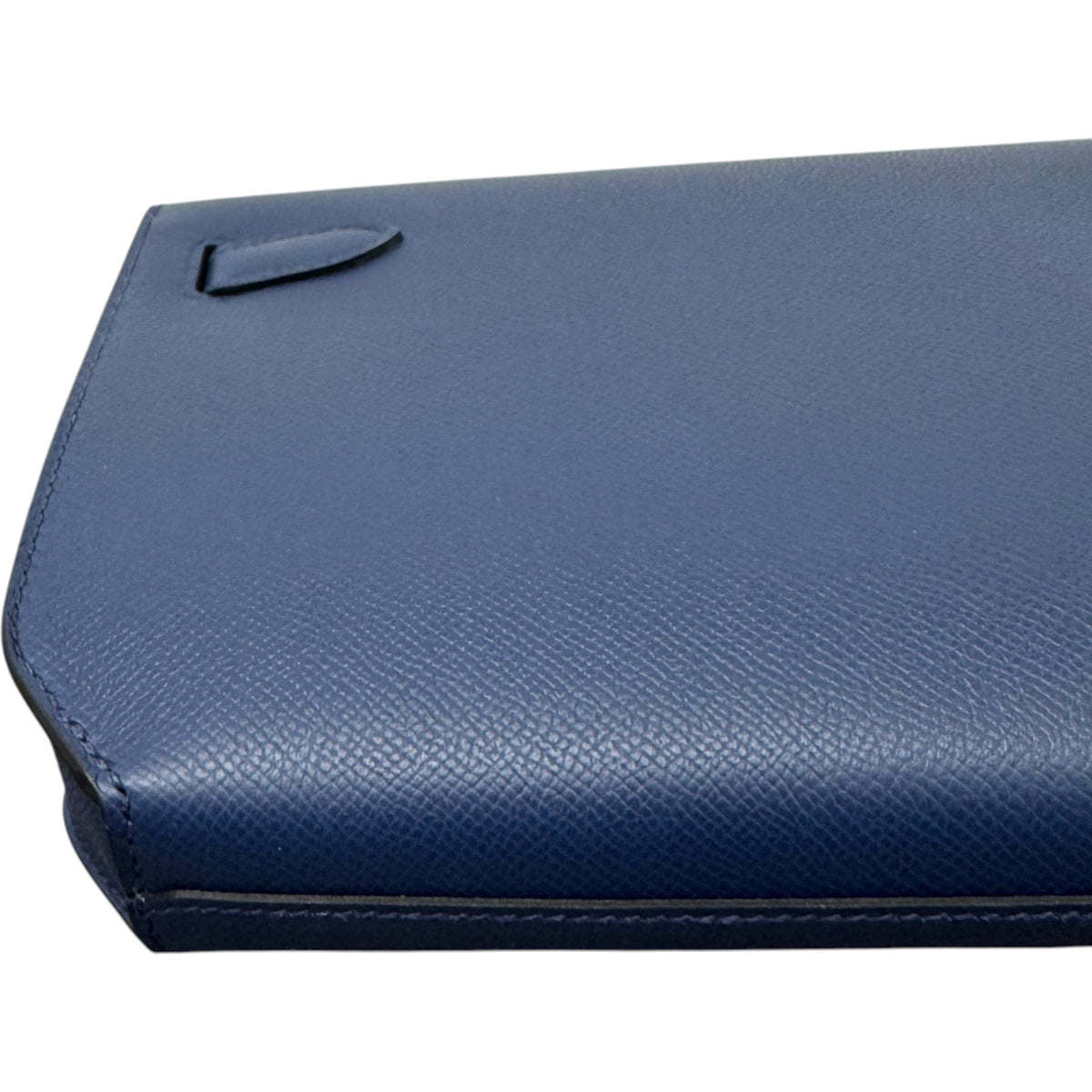 Men's Kelly Depeches 25 Bleu Nuit Epsom Palladium Pouch Navy - Photo 8