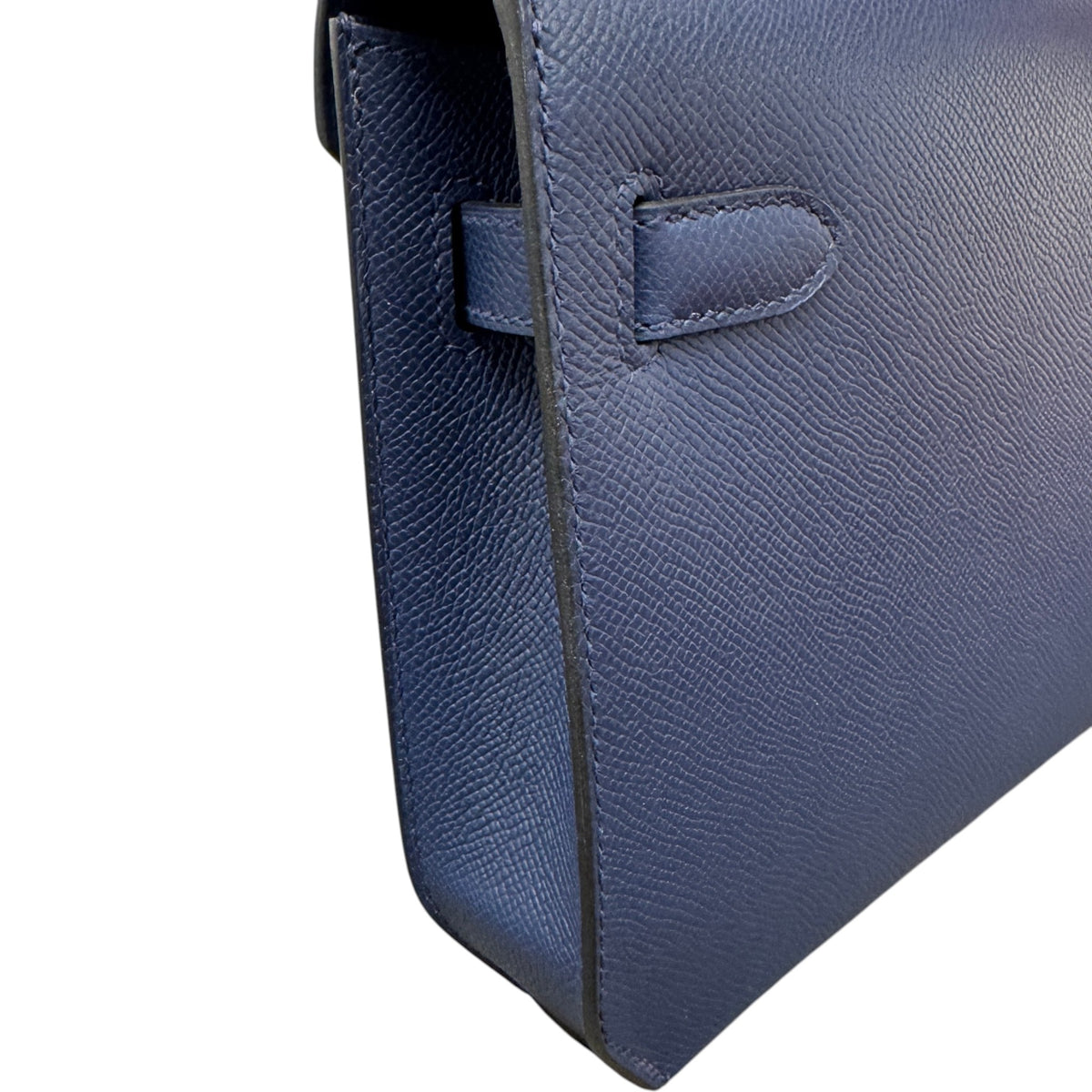 Men's Kelly Depeches 25 Bleu Nuit Epsom Palladium Pouch Navy - Photo 10