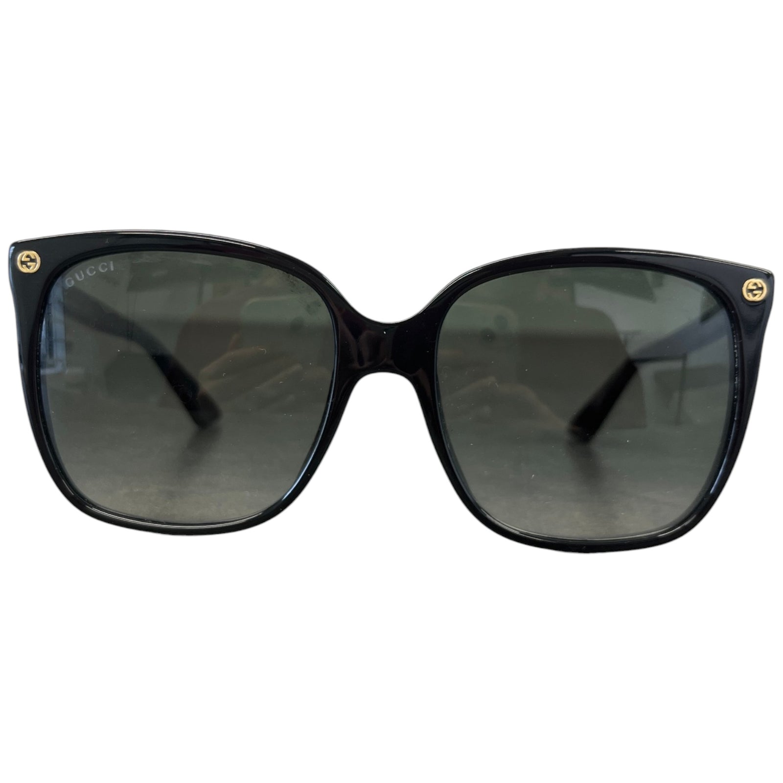 Women's GG0022S Sunglasses Black - Photo 1