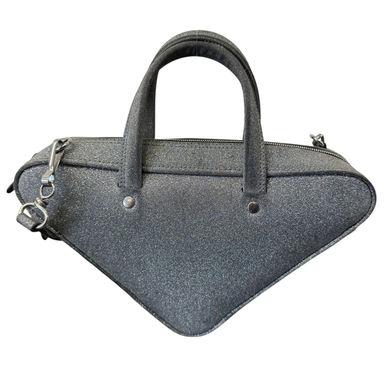 Women's Glitter Triangle Duffle Xs Bag Silver