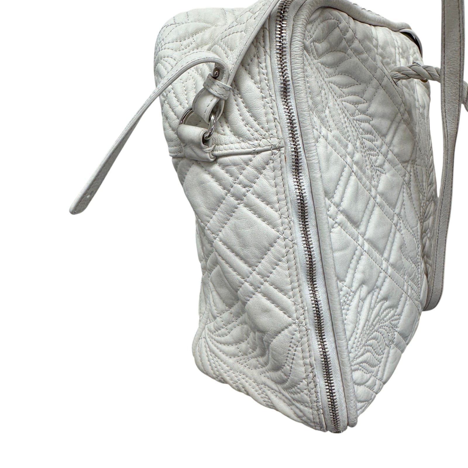 Women's Blanket Square Quilted Bag White - Photo 7