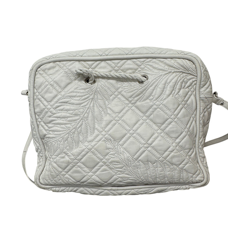 Women's Blanket Square Quilted Bag White