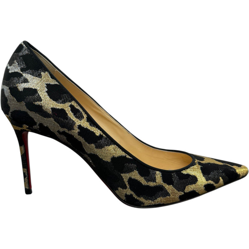 Women's Lurex Feline Heels Black Size UK 6.5 / EU 39.5