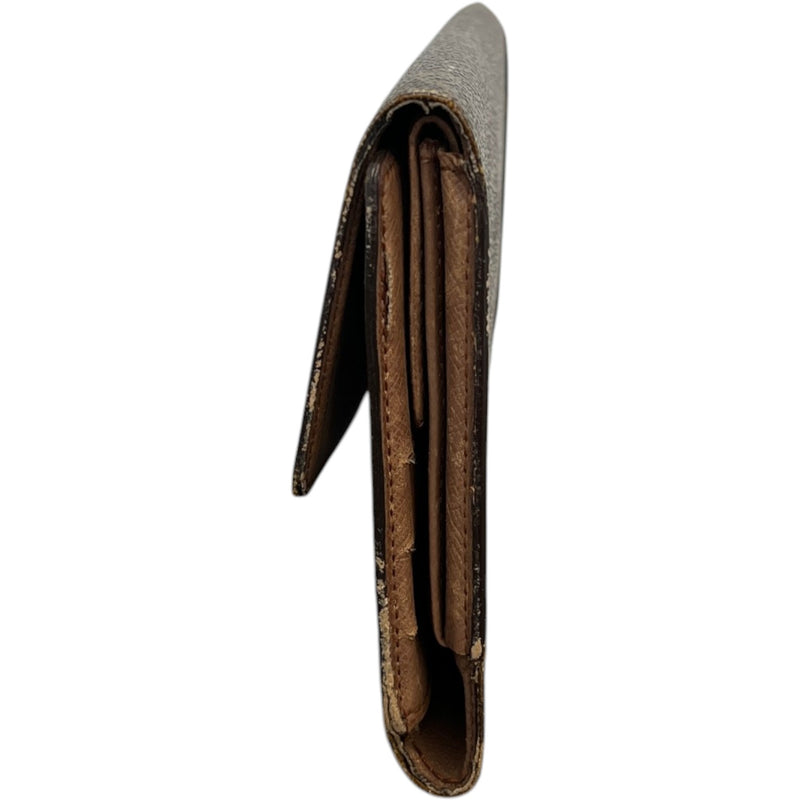 Women's Monogram Porte-Monnaie Tresor Wallet Brown