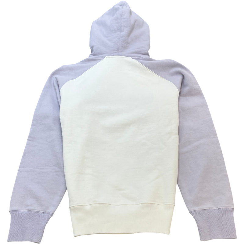 Men's X Kenny Scharf Logo Embroidered Varsity Hoodie White Size M