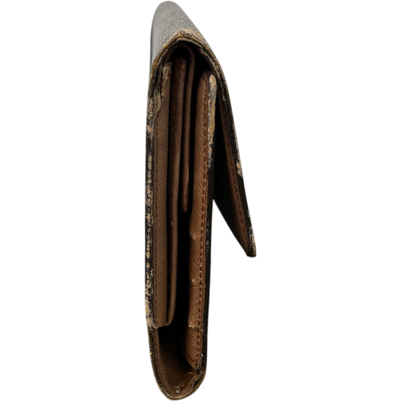 Women's Monogram Porte-Monnaie Tresor Wallet Brown