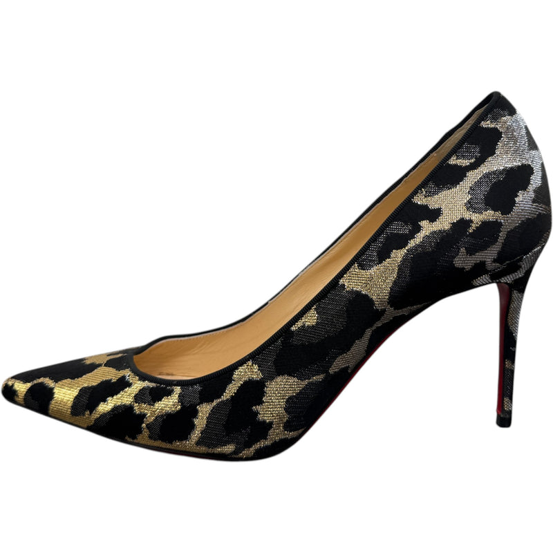 Women's Lurex Feline Heels Black Size UK 6.5 / EU 39.5