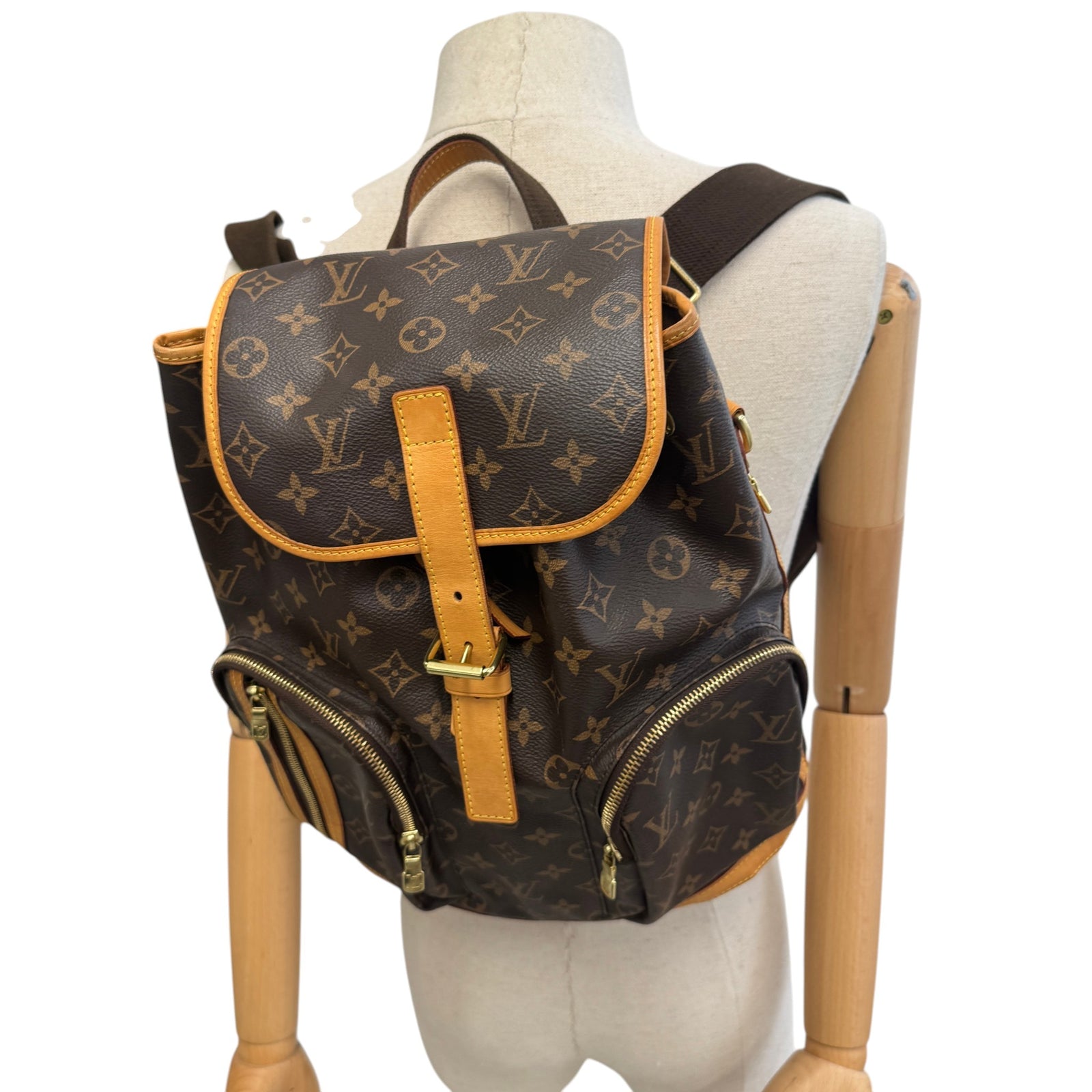Women's Monogram Bosphore Backpack Brown - Photo 9